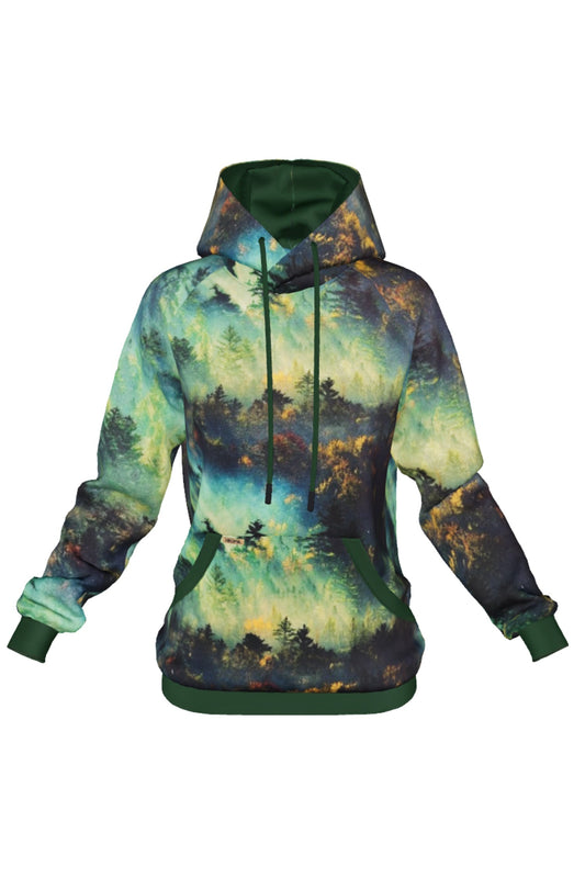 BLUZA COLORFUL OVERSIZE Zielony Las