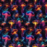 BLUZA COLORFUL OVERSIZE Neonowe Meduzy