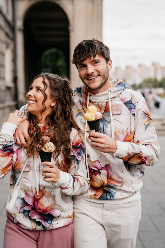 BLUZA COLORFUL SLIM Pastelowe kwiaty