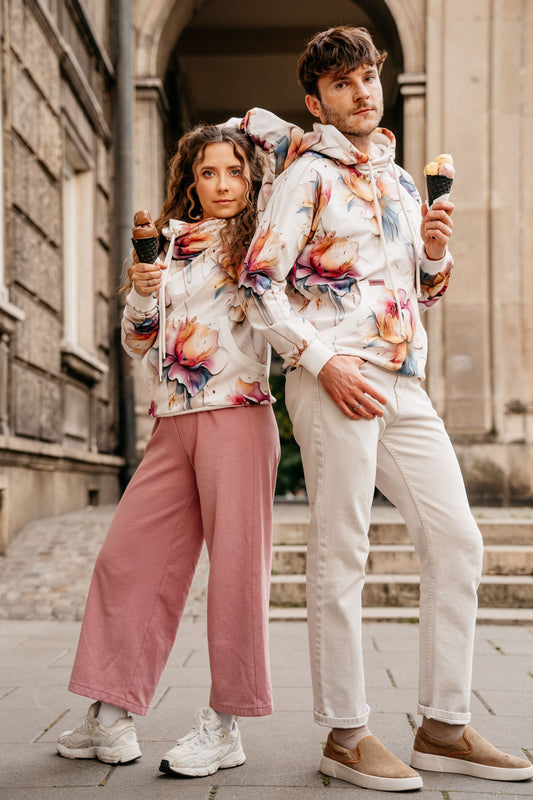 BLUZA COLORFUL SLIM Pastelowe kwiaty