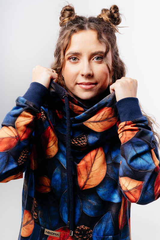 BLUZA COLORFUL SLIM Jesienne Liście