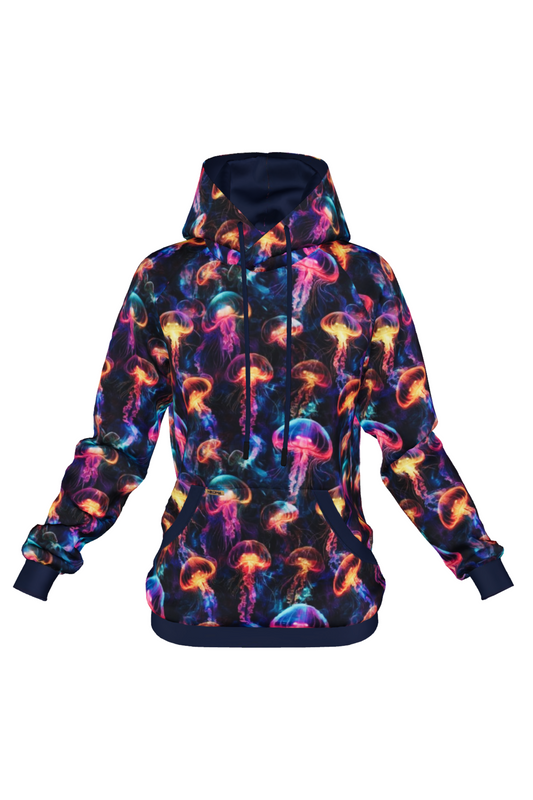 BLUZA COLORFUL OVERSIZE Neonowe Meduzy