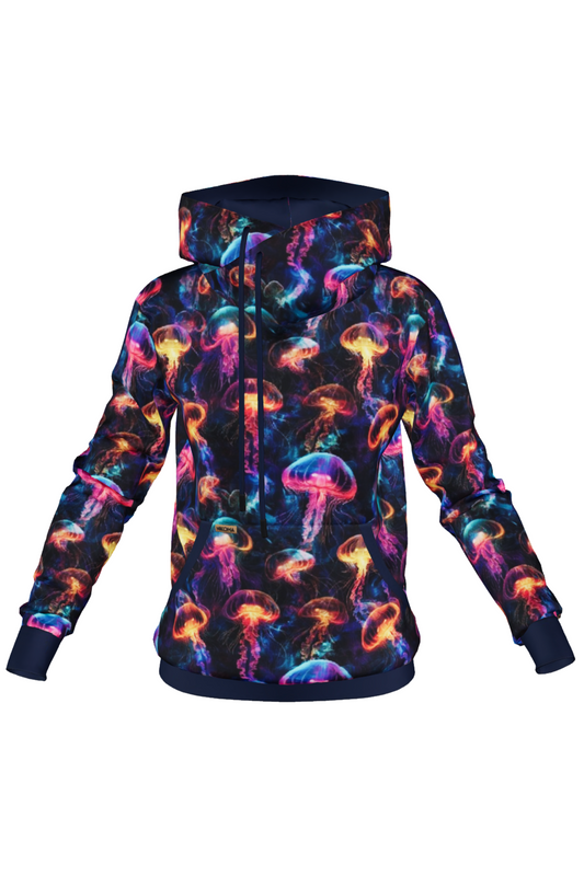 BLUZA COLORFUL SLIM Neonowe Meduzy