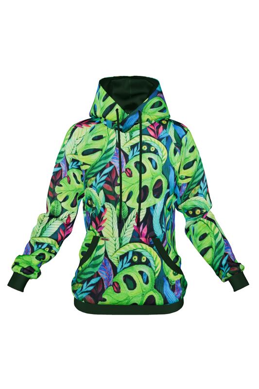 BLUZA COLORFUL OVERSIZE Zielone Monstery